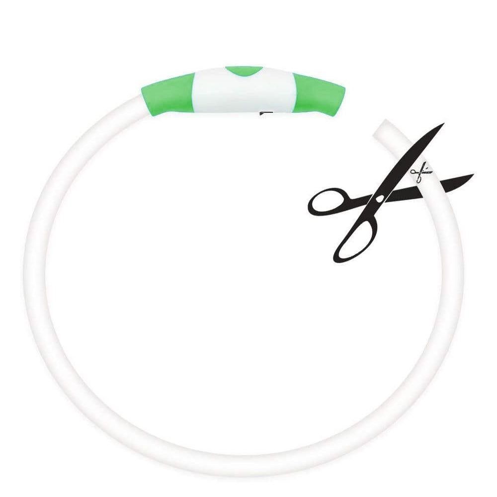 Light-Up Pet Dog Collars USB Rechargeable Pet Collar Adjustable Size Pet Collar Green - S - view 4