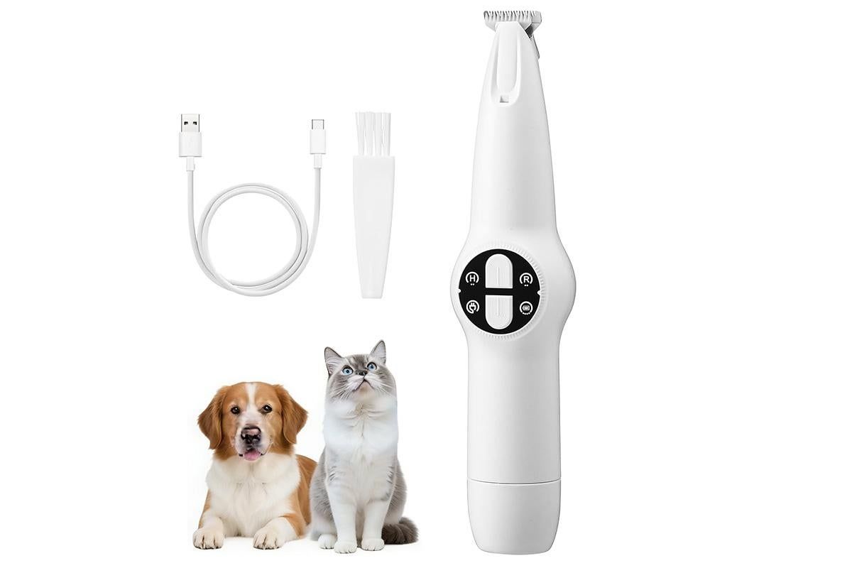 2 in 1 Pet Grooming Clippers with Nail Grinder and LED Display - view 9