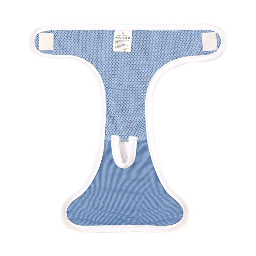 2pcs Dog Diapers Reusable Washable Nappy Wraps Panties for Pets Period Underpants-Blue 2XL - view 5