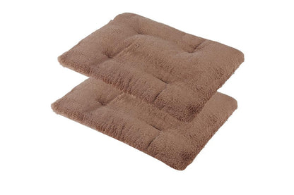 2Pcs Pet Blanket Self-Heating Bed Pad Cat Dog Self-Warming Cushion-Khaki S - view 6