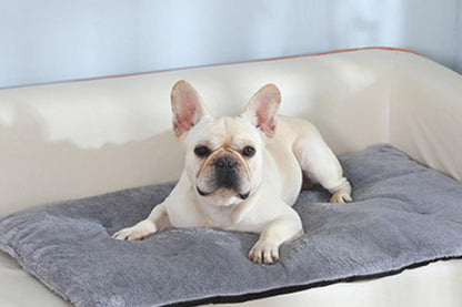 2Pcs Pet Blanket Self-Heating Bed Pad Cat Dog Self-Warming Cushion-Grey S - view 2