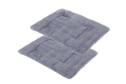 2Pcs Pet Blanket Self-Heating Bed Pad Cat Dog Self-Warming Cushion-Grey S - view 4
