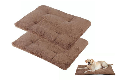 2Pcs Pet Blanket Self-Heating Bed Pad Cat Dog Self-Warming Cushion-Grey S - view 5