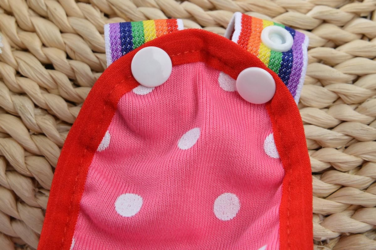 Cute Harness Female Dog Sanitary Pants Reusable Menstrual Diaper-Pink XL - view 3