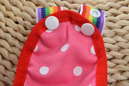 Cute Harness Female Dog Sanitary Pants Reusable Menstrual Diaper-Pink XL - view 3