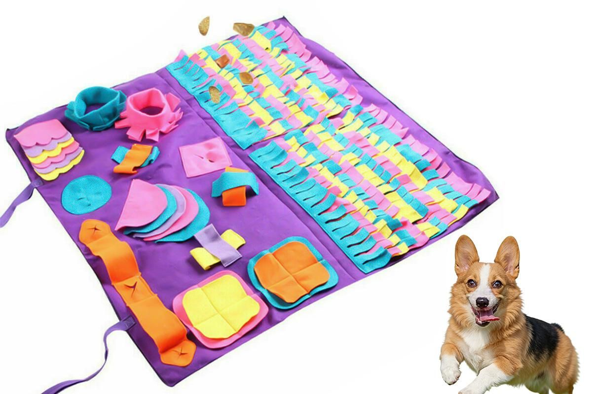 Dog Pet Nose Training Sniffing Pad Toys Blanket Game Feeding Cushion Snuffle Mat - view 6