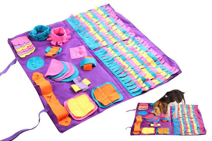 Dog Pet Nose Training Sniffing Pad Toys Blanket Game Feeding Cushion Snuffle Mat - view 8