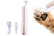 Dog Paw Trimmer with LED Light Low Noise Dog Grooming Clippers for Paws Eyes Ear - view 2