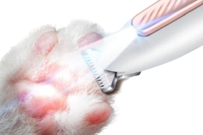 Dog Paw Trimmer with LED Light Low Noise Dog Grooming Clippers for Paws Eyes Ear - view 6