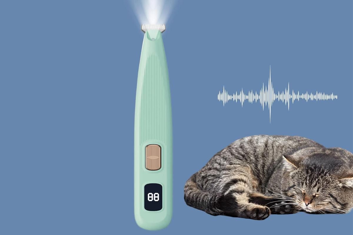 Electric Dog Paw Trimmer Digital Display Dual Speed Pet Groomer-Green - view 4