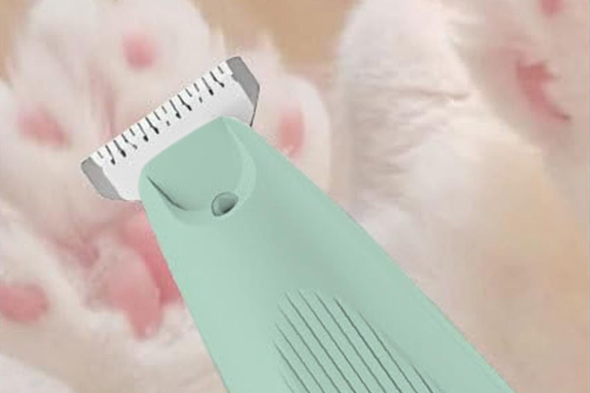 Electric Dog Paw Trimmer Digital Display Dual Speed Pet Groomer-Green - view 5