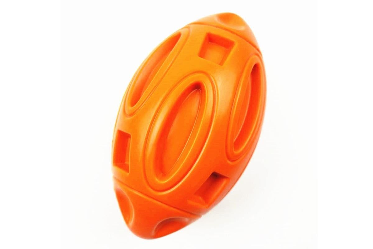 Puppy Chew Ball With Squeaker Dog Chew Toys Squeaky Dog Toys For Aggressive Chewers-Orange - view 4