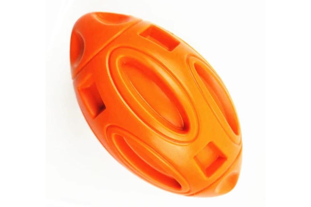 Puppy Chew Ball With Squeaker Dog Chew Toys Squeaky Dog Toys For Aggressive Chewers-Orange - view 7