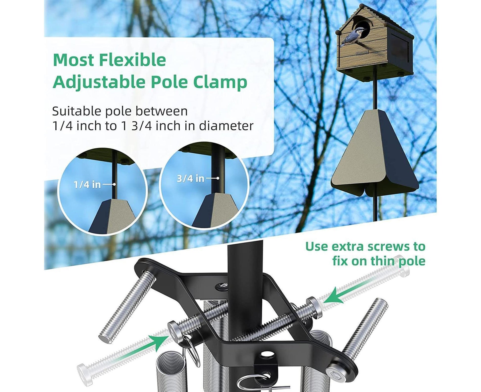 Squirrel Baffle Smooth Surface Bird Feeder Guard - A - view 4