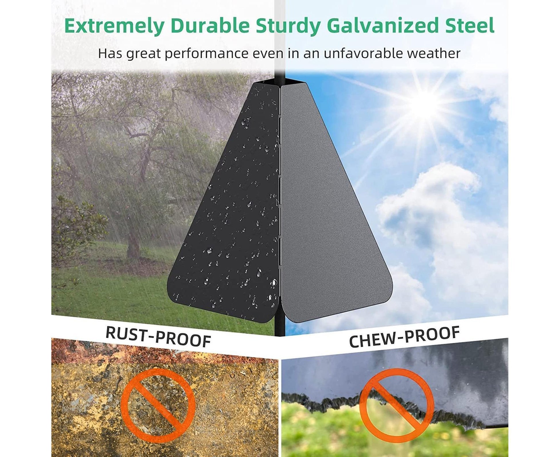 Squirrel Baffle Smooth Surface Bird Feeder Guard - A - view 7