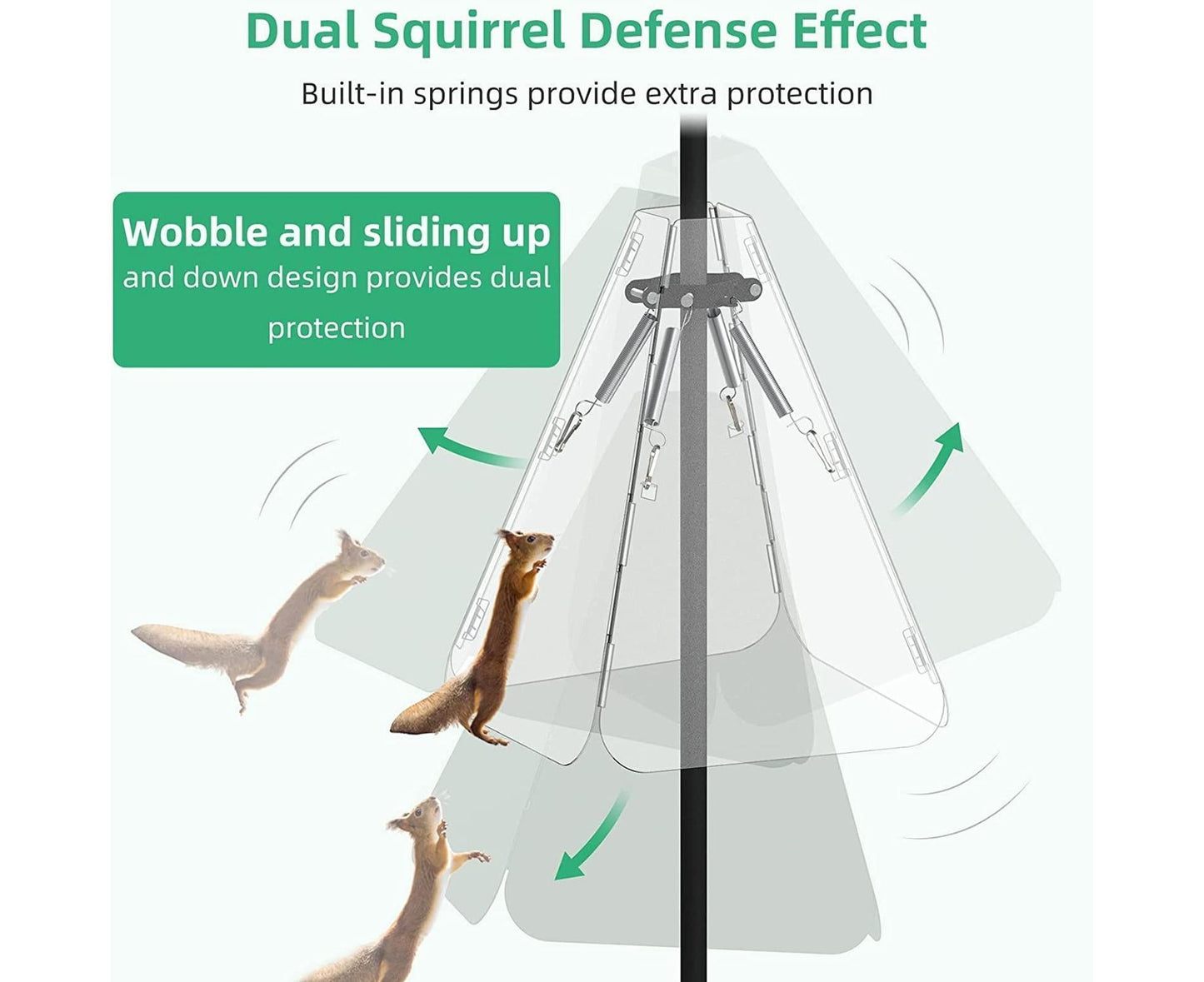 Squirrel Baffle Smooth Surface Bird Feeder Guard - A - view 8