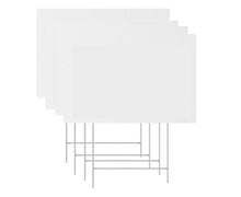 4Pcs Blank Yard Signs with H Stakes - 4pcs - view 2