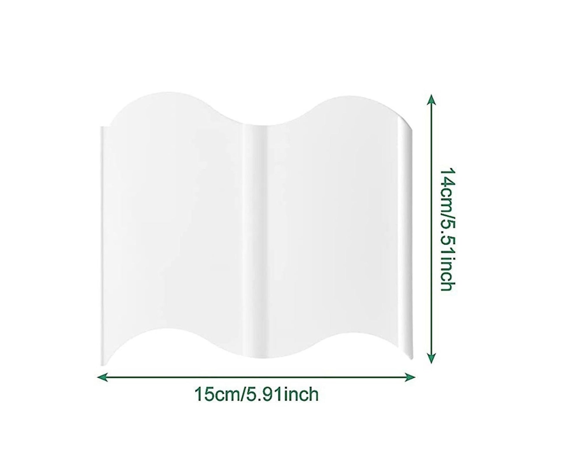 20Pcs Border Fence Walkway Landscape Edging - White - view 4