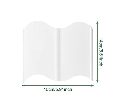20Pcs Border Fence Walkway Landscape Edging - White - view 4