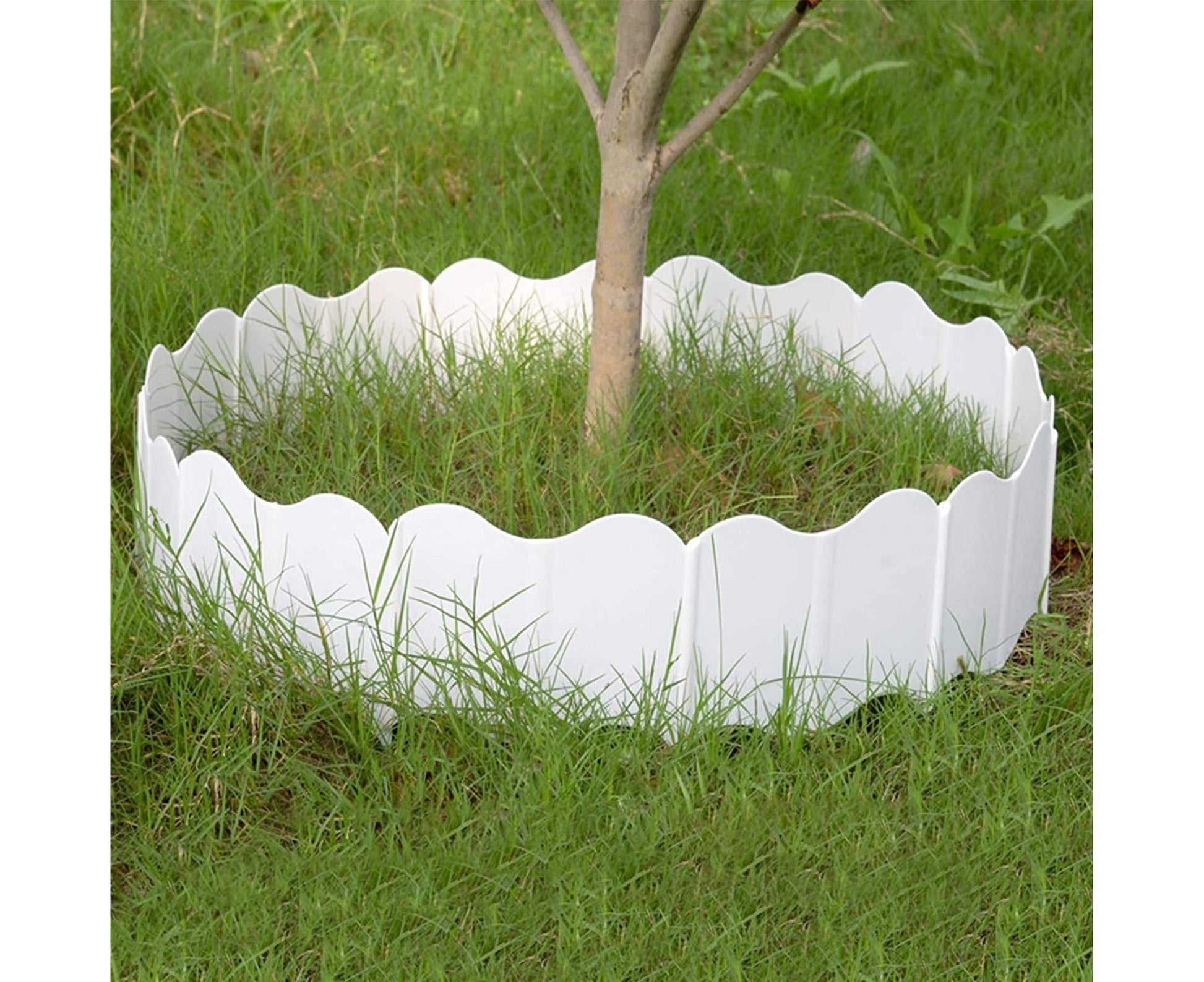 20Pcs Border Fence Walkway Landscape Edging - White - view 7