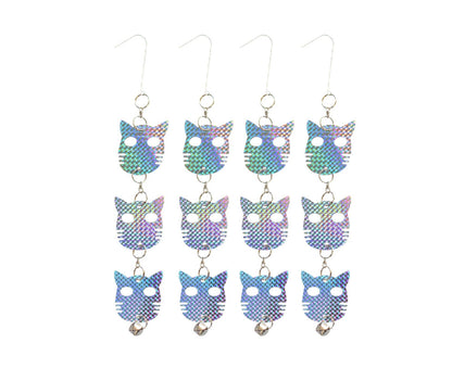 4Pcs Owl Bird Repellent Reflective Discs - 4pcs - view 2