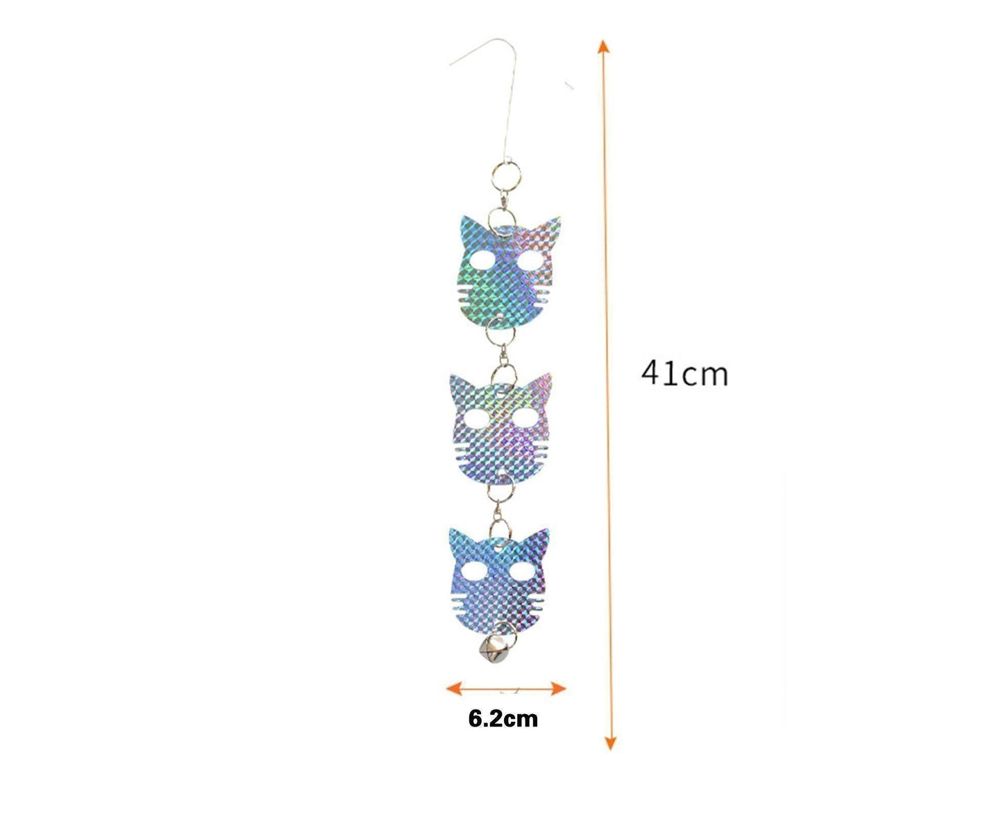 4Pcs Owl Bird Repellent Reflective Discs - 4pcs - view 6