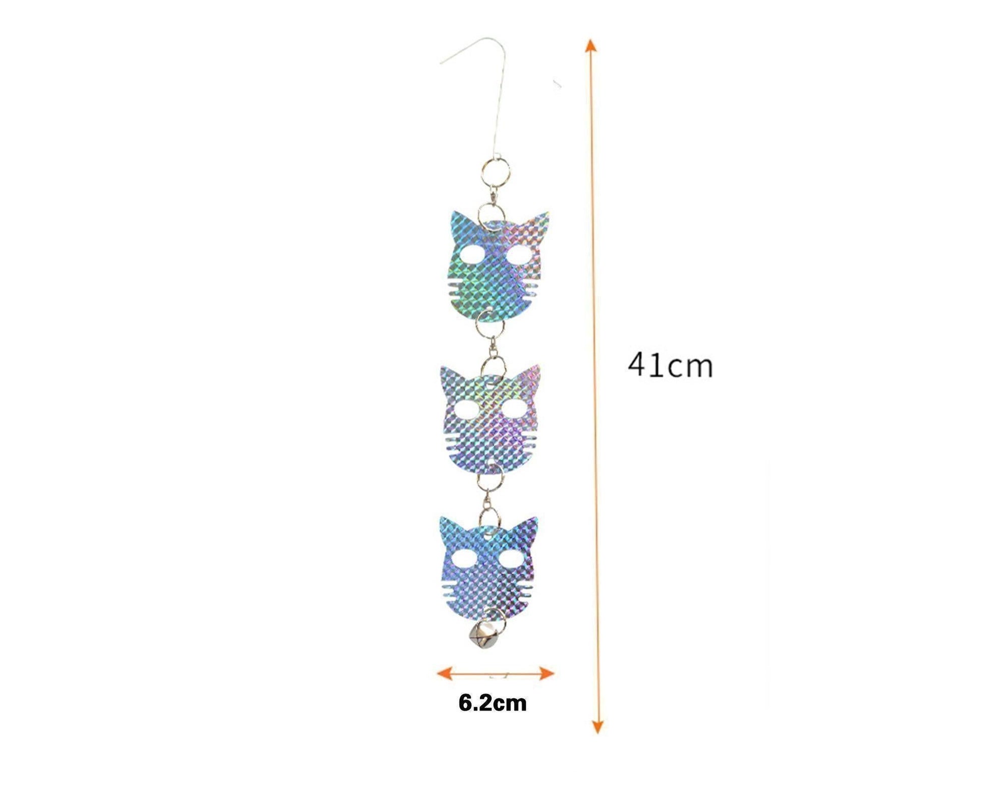 4Pcs Owl Bird Repellent Reflective Discs - 4pcs - view 6