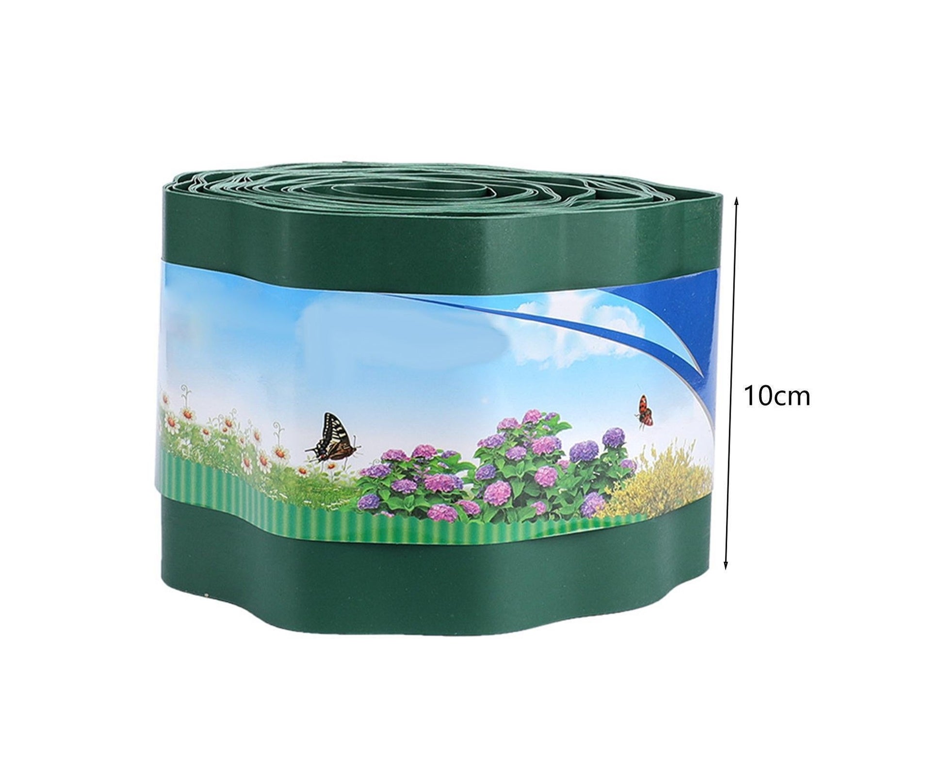 Garden Fence Wavy Design Edging Border - 10cm - view 2