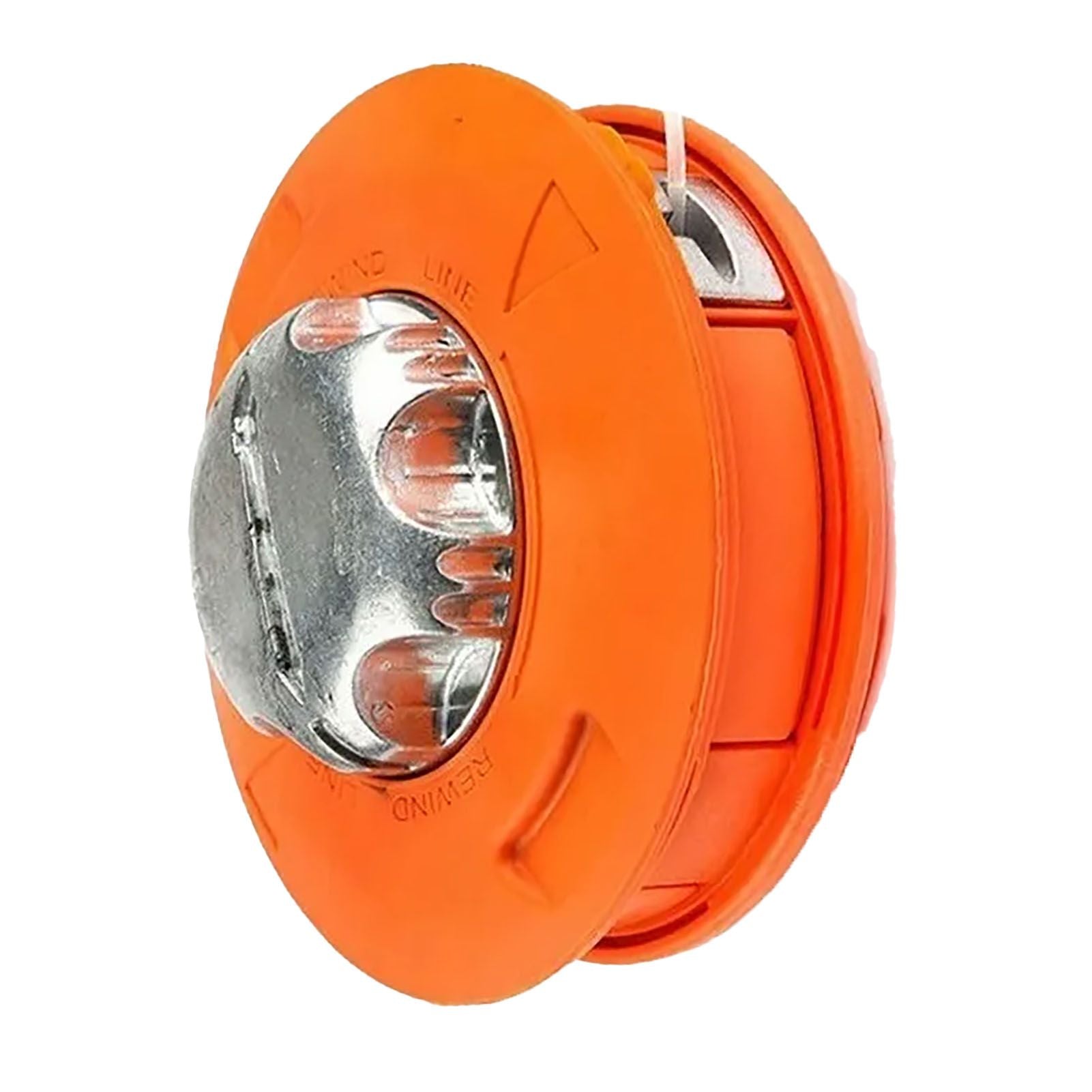 Lawn Mower Trimmer Head Dismantle Free Plastic Aluminum Trimming Head for Garden Mowing Machine Orange - view 2