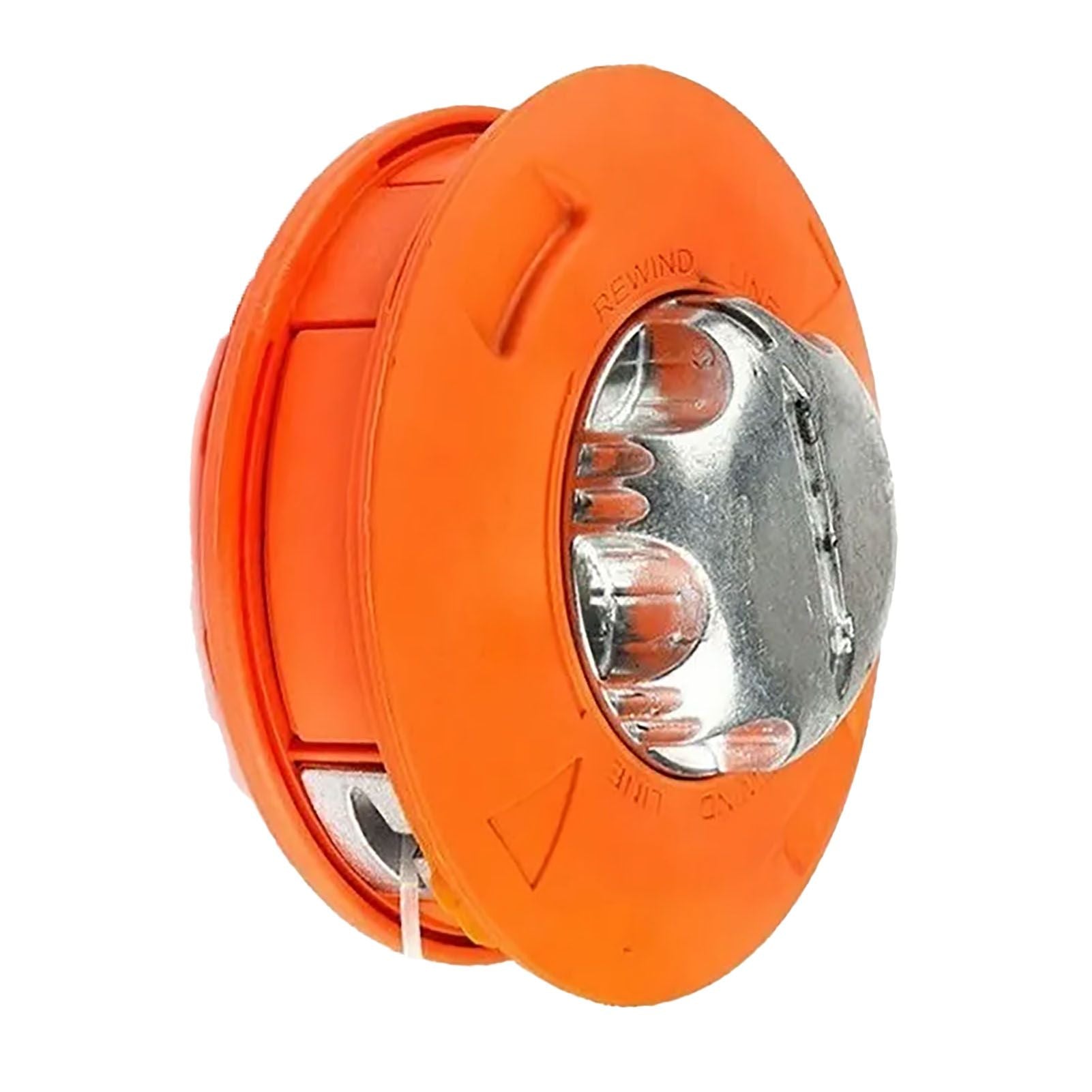 Lawn Mower Trimmer Head Dismantle Free Plastic Aluminum Trimming Head for Garden Mowing Machine Orange - view 3