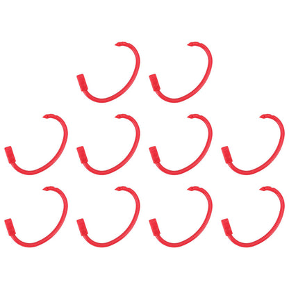 10 PCS Plastic Cow Nose Ring Large Cattle Breeding Nose Ring Livestock Nose Traction Rings - view 3