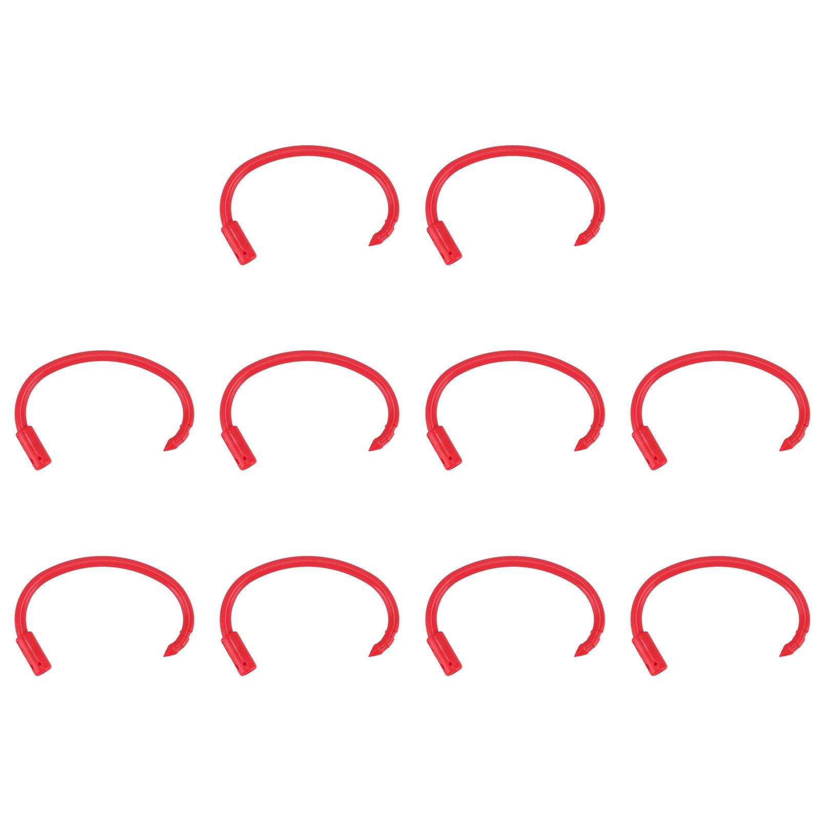 10 PCS Plastic Cow Nose Ring Large Cattle Breeding Nose Ring Livestock Nose Traction Rings - view 4