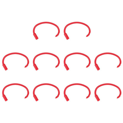 10 PCS Plastic Cow Nose Ring Large Cattle Breeding Nose Ring Livestock Nose Traction Rings - view 4