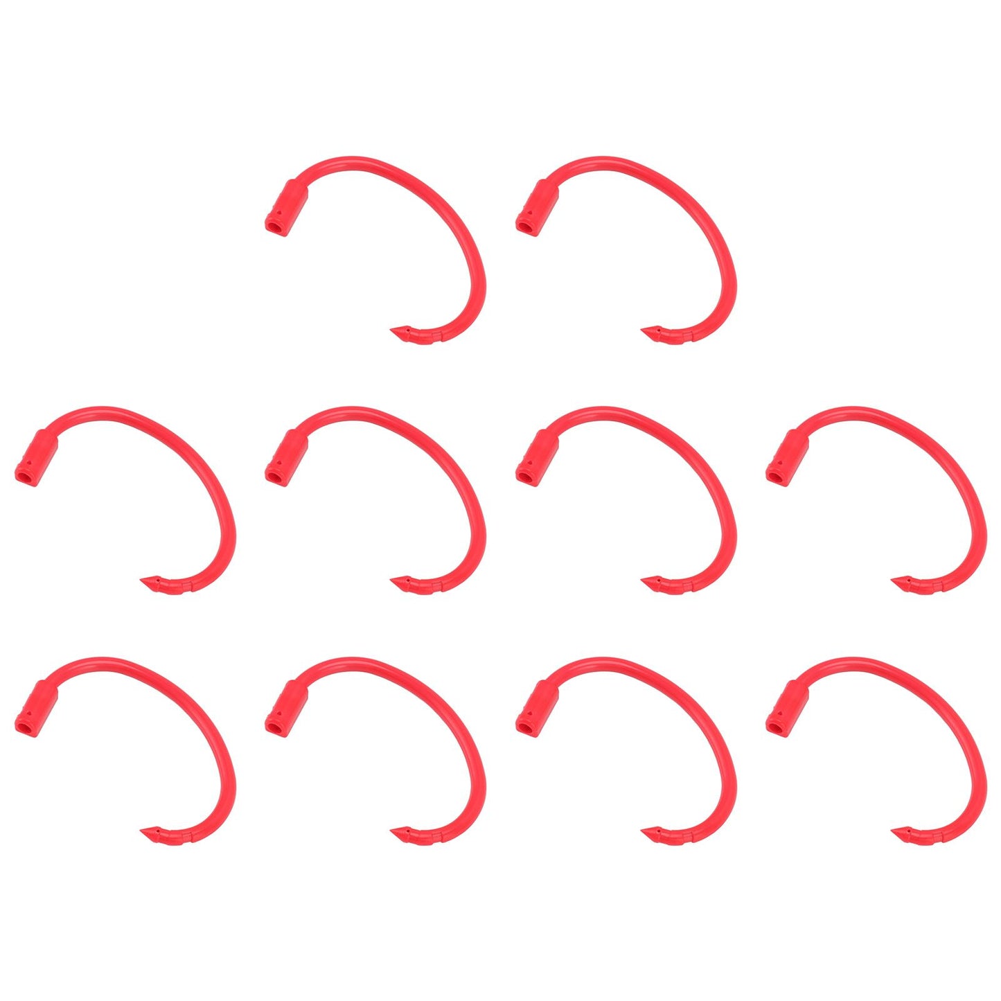 10 PCS Plastic Cow Nose Ring Large Cattle Breeding Nose Ring Livestock Nose Traction Rings - view 5