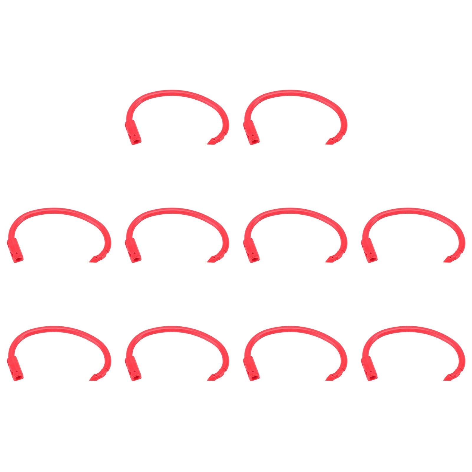 10 PCS Plastic Cow Nose Ring Large Cattle Breeding Nose Ring Livestock Nose Traction Rings - view 6