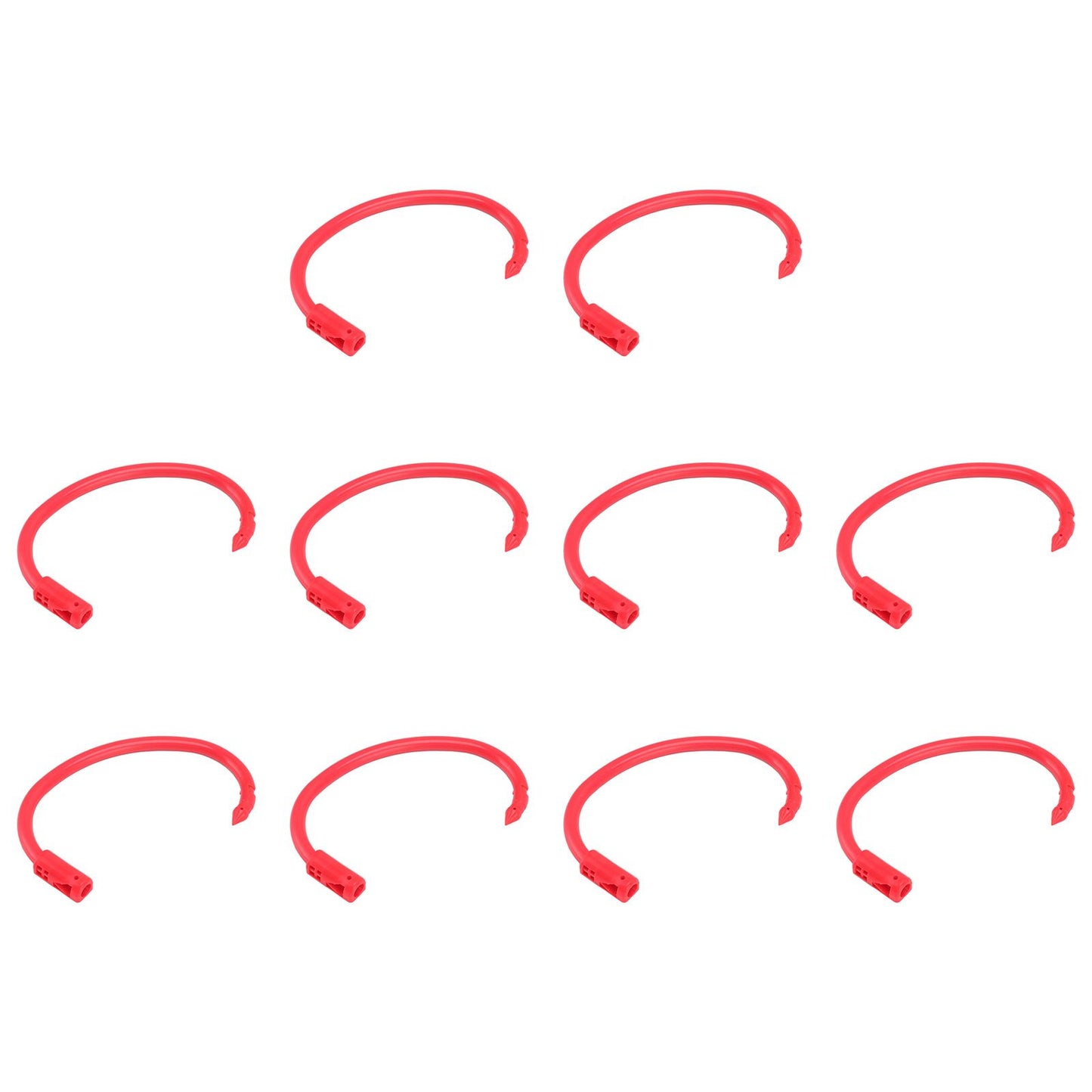 10 PCS Plastic Cow Nose Ring Large Cattle Breeding Nose Ring Livestock Nose Traction Rings - view 7