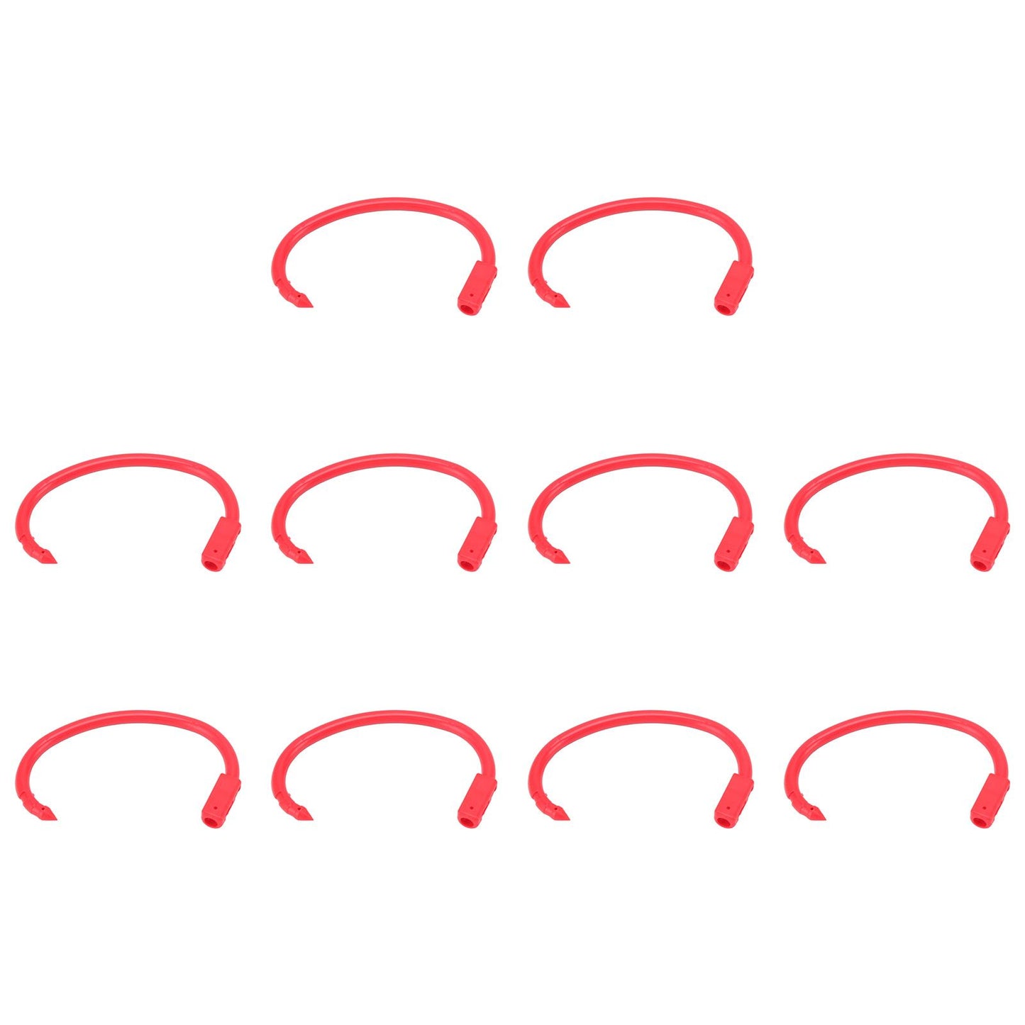 10 PCS Plastic Cow Nose Ring Large Cattle Breeding Nose Ring Livestock Nose Traction Rings - view 9
