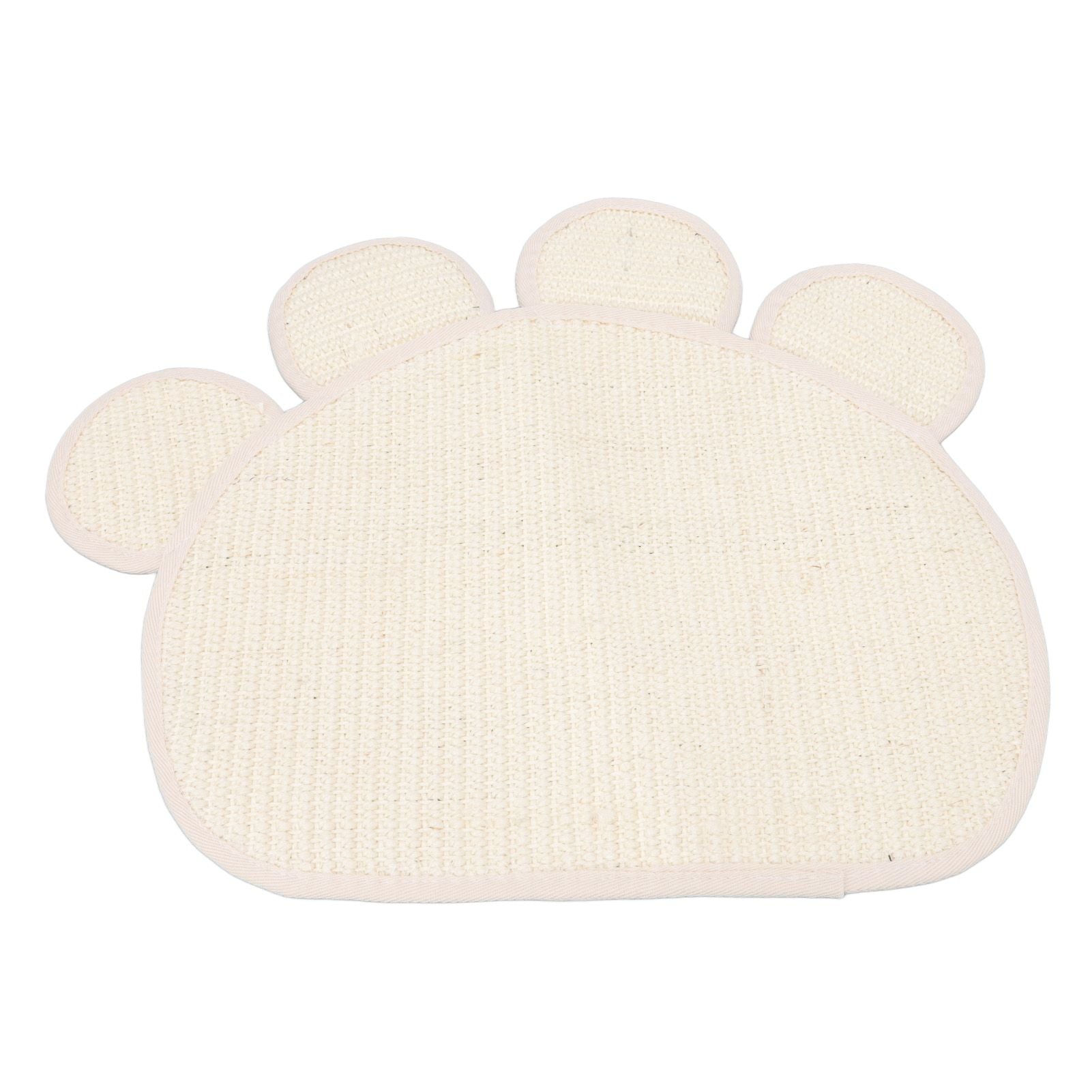 Sisal Cat Scratcher Mat Cute Shape Grinding Claw Protecting Furniture Cat Floor Scratching Pad for Cats Kittens - view 3