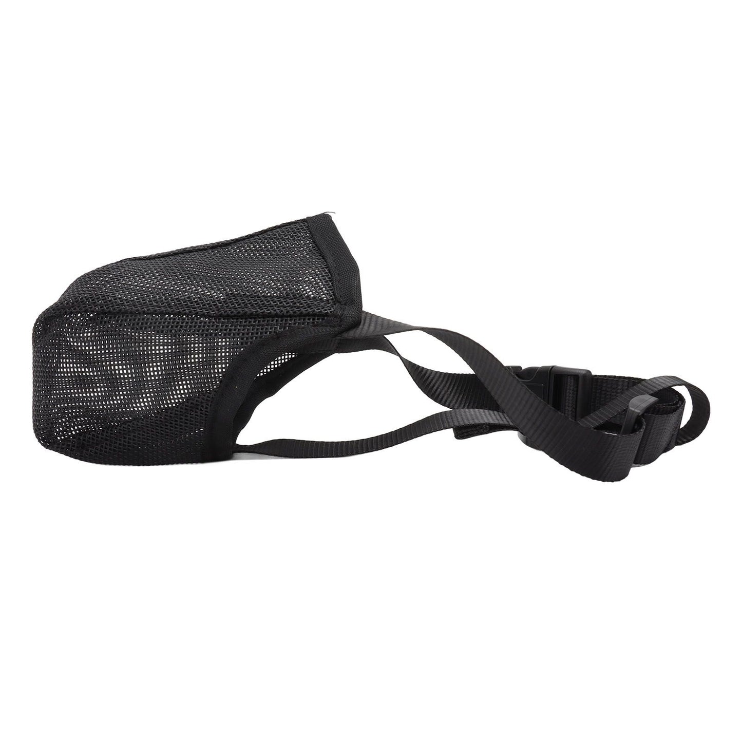 Dog Muzzle Soft Mesh Poisoned Bait Protection Pet Mouth Cover with Adjustable Straps for Small Medium Large Dogs 13x16cm / 5.1x6.3in - view 2