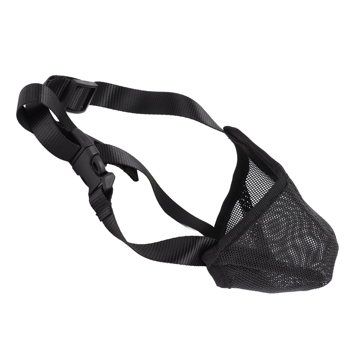Dog Muzzle Soft Mesh Poisoned Bait Protection Pet Mouth Cover with Adjustable Straps for Small Medium Large Dogs 13x16cm / 5.1x6.3in - view 3