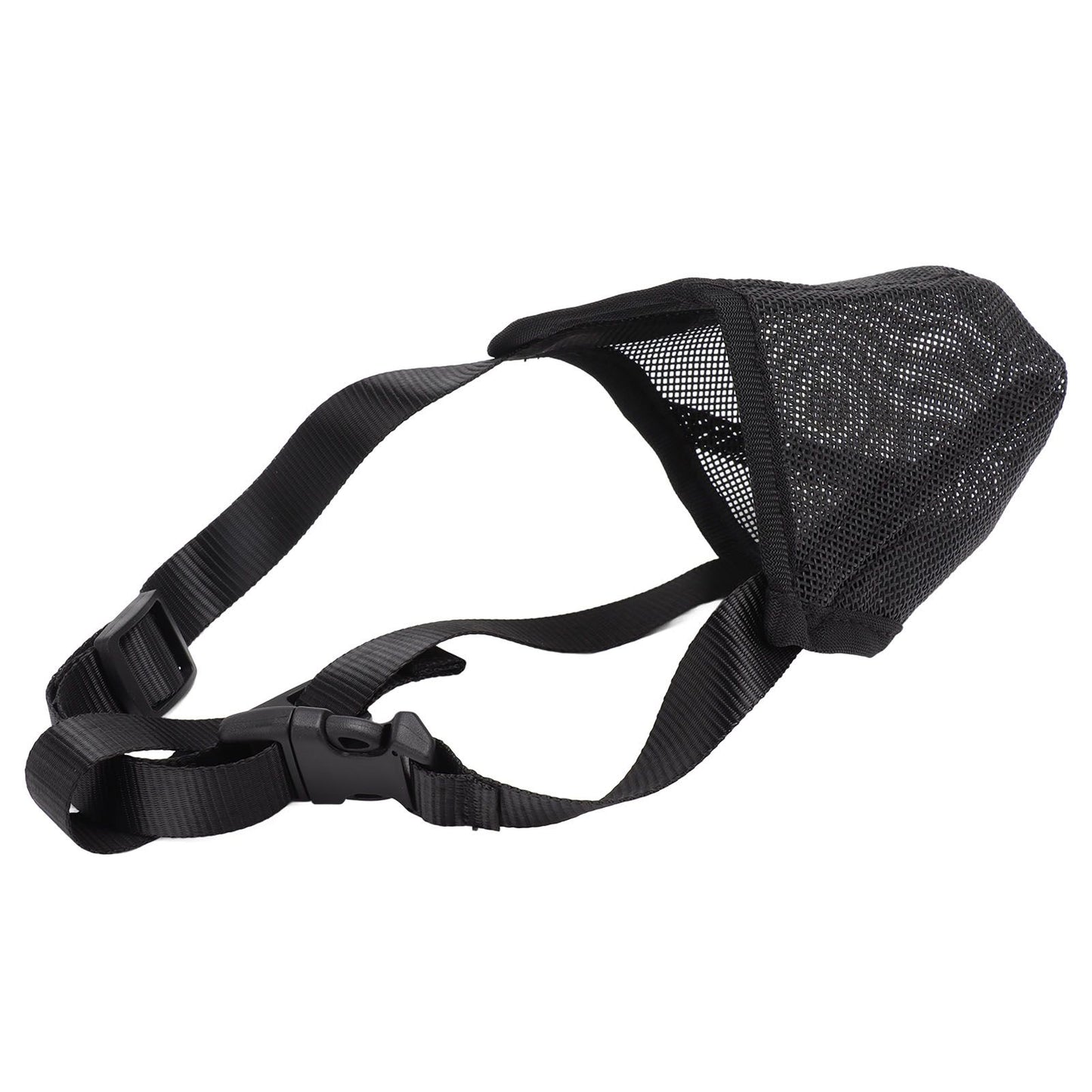 Dog Muzzle Soft Mesh Poisoned Bait Protection Pet Mouth Cover with Adjustable Straps for Small Medium Large Dogs 13x16cm / 5.1x6.3in - view 5