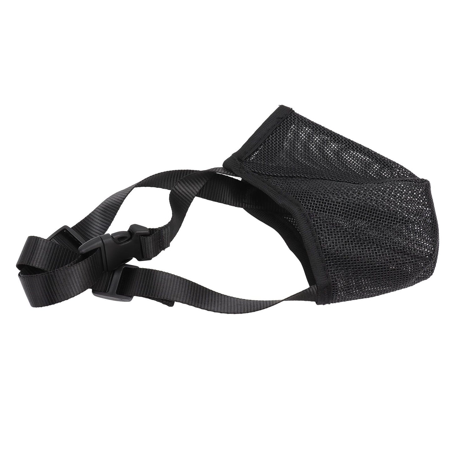Dog Muzzle Soft Mesh Poisoned Bait Protection Pet Mouth Cover with Adjustable Straps for Small Medium Large Dogs 13x16cm / 5.1x6.3in - view 9