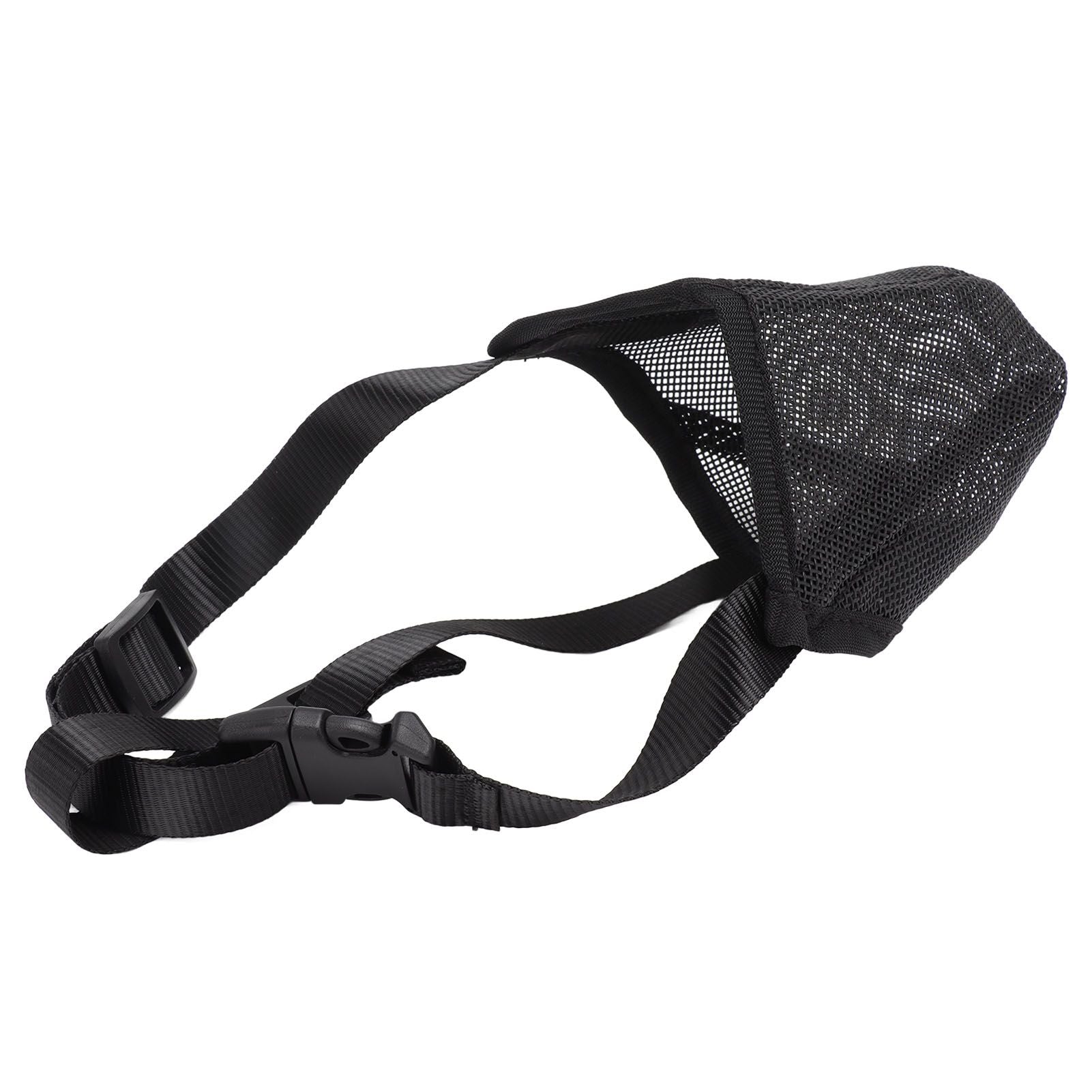 Dog Muzzle Soft Mesh Poisoned Bait Protection Pet Mouth Cover with Adjustable Straps for Small Medium Large Dogs 16.5x19cm / 6.5x7.5in - view 5