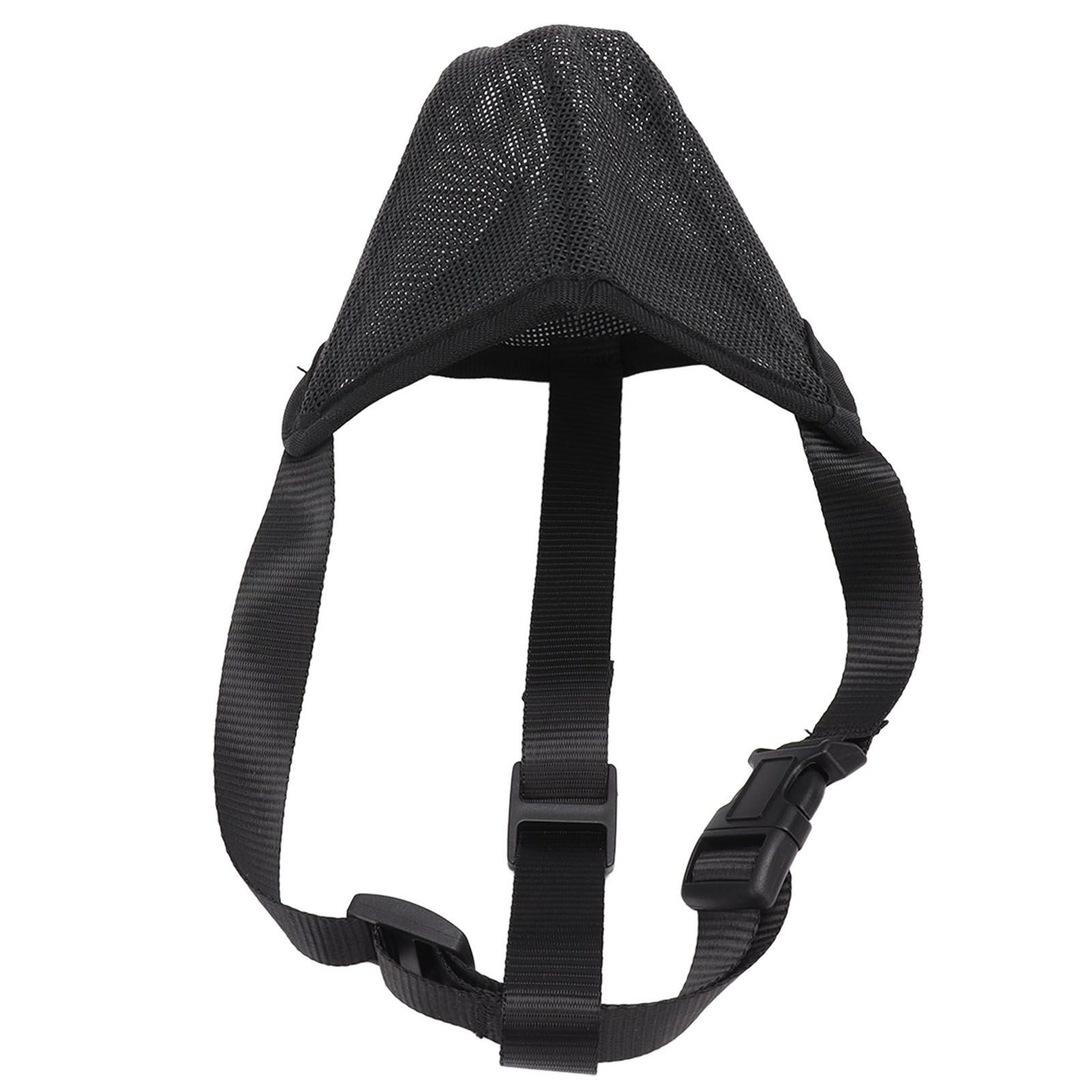 Dog Muzzle Soft Mesh Poisoned Bait Protection Pet Mouth Cover with Adjustable Straps for Small Medium Large Dogs 16.5x19cm / 6.5x7.5in - view 6