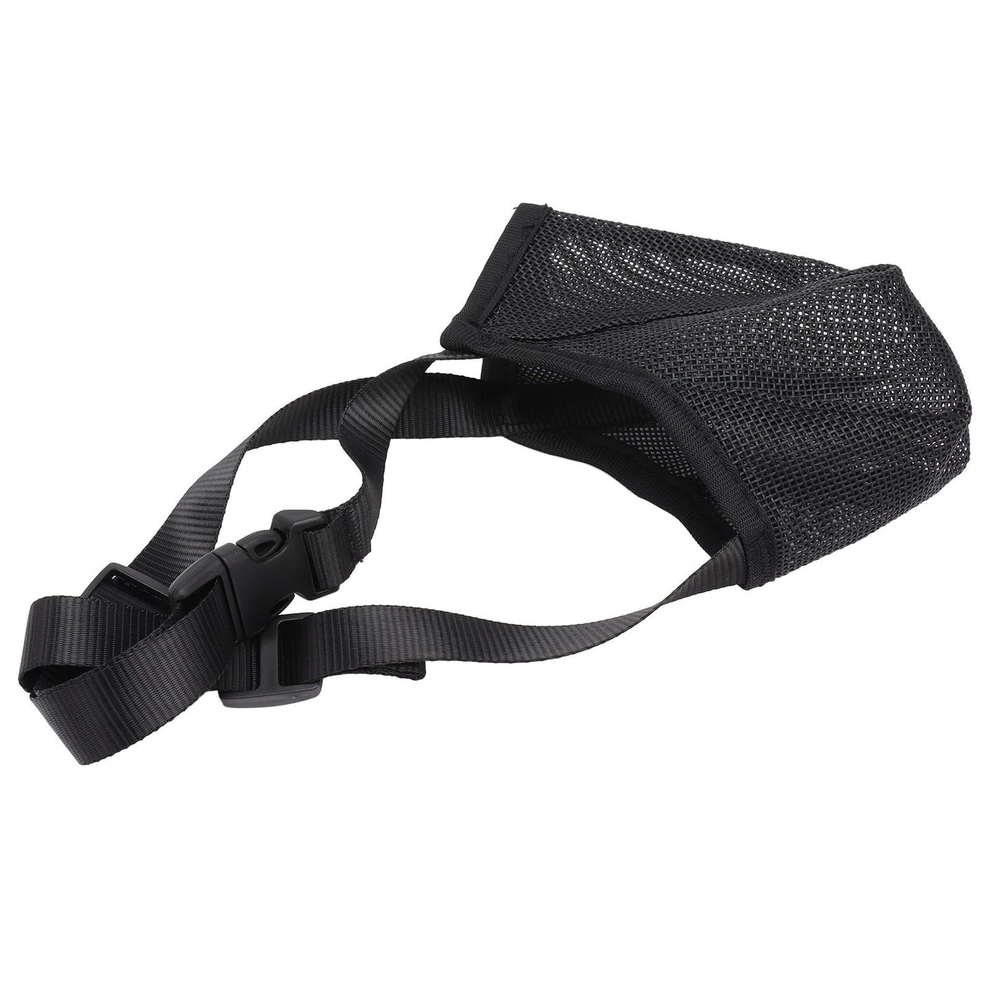Dog Muzzle Soft Mesh Poisoned Bait Protection Pet Mouth Cover with Adjustable Straps for Small Medium Large Dogs 16.5x19cm / 6.5x7.5in - view 7