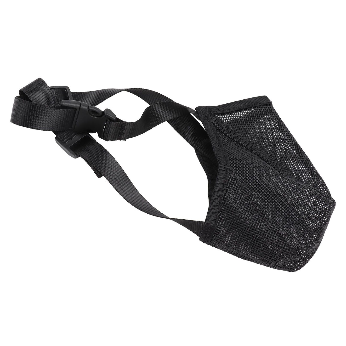 Dog Muzzle Soft Mesh Poisoned Bait Protection Pet Mouth Cover with Adjustable Straps for Small Medium Large Dogs 16.5x19cm / 6.5x7.5in - view 8