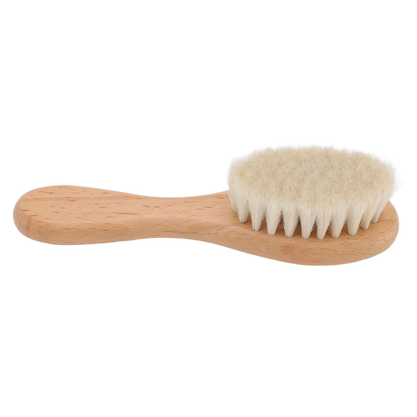 Baby Hair Wool Brush Soft Bristles Styling Beard Brush Baby Bathing Cleaning Nursing Wooden Comb Brush - view 3
