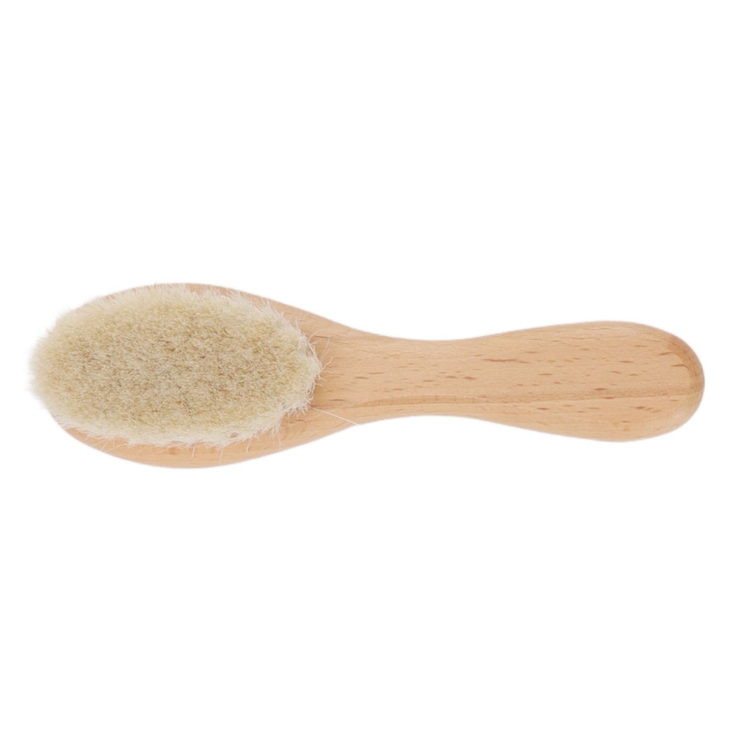 Baby Hair Wool Brush Soft Bristles Styling Beard Brush Baby Bathing Cleaning Nursing Wooden Comb Brush - view 6