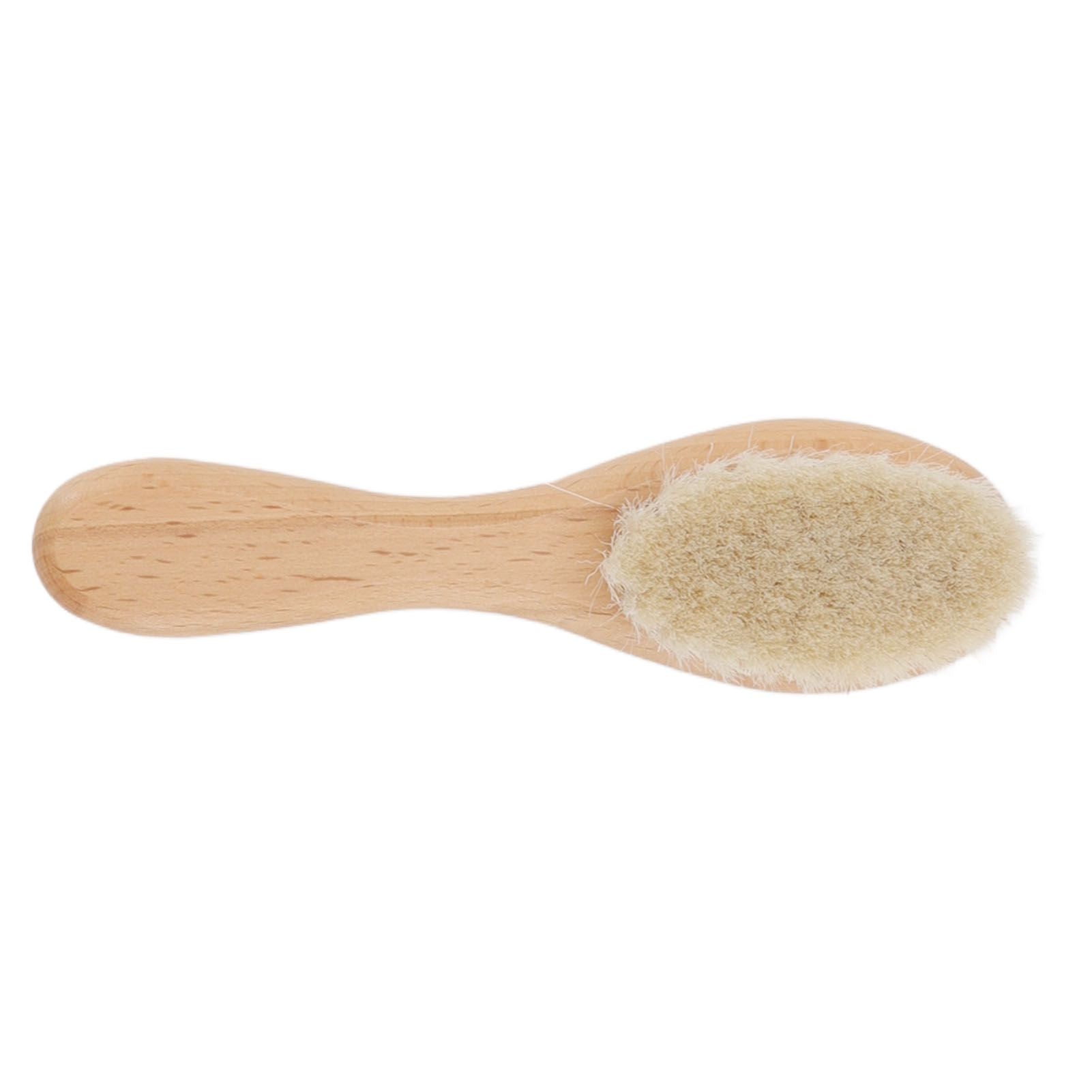 Baby Hair Wool Brush Soft Bristles Styling Beard Brush Baby Bathing Cleaning Nursing Wooden Comb Brush - view 7