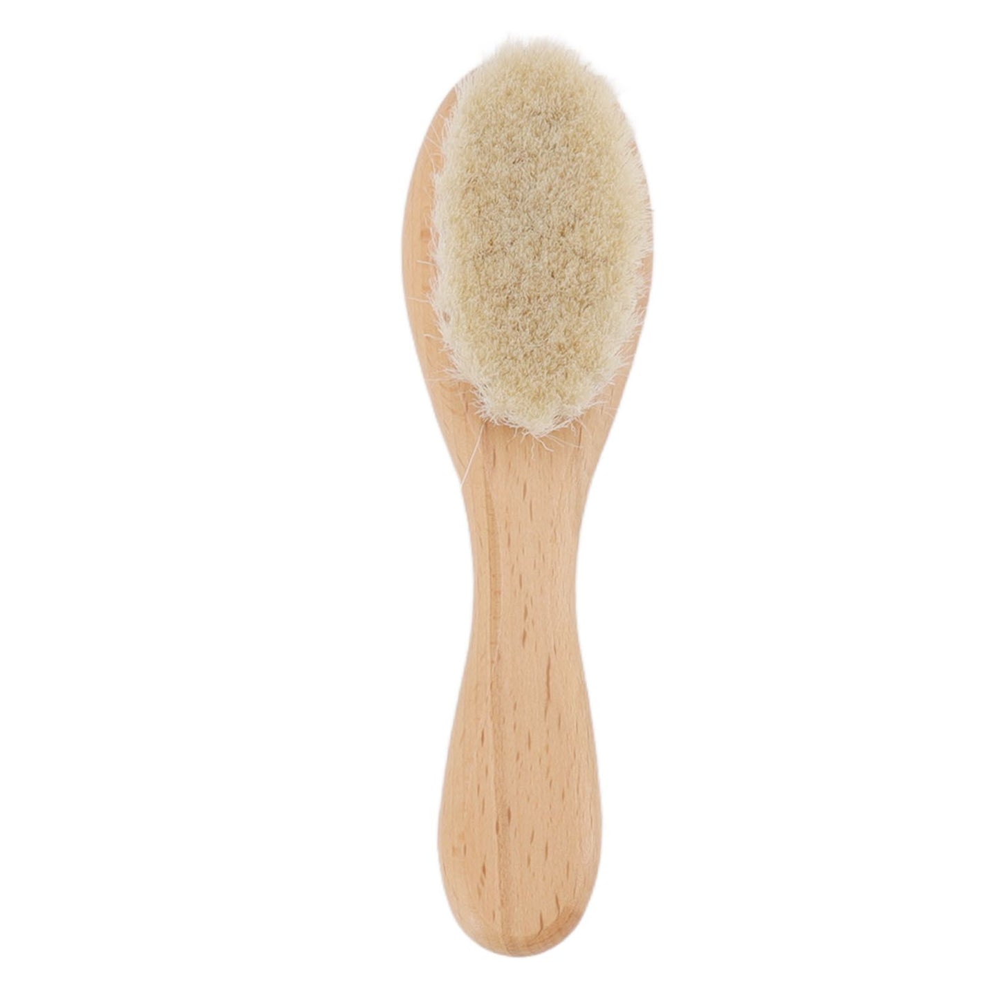 Baby Hair Wool Brush Soft Bristles Styling Beard Brush Baby Bathing Cleaning Nursing Wooden Comb Brush - view 8